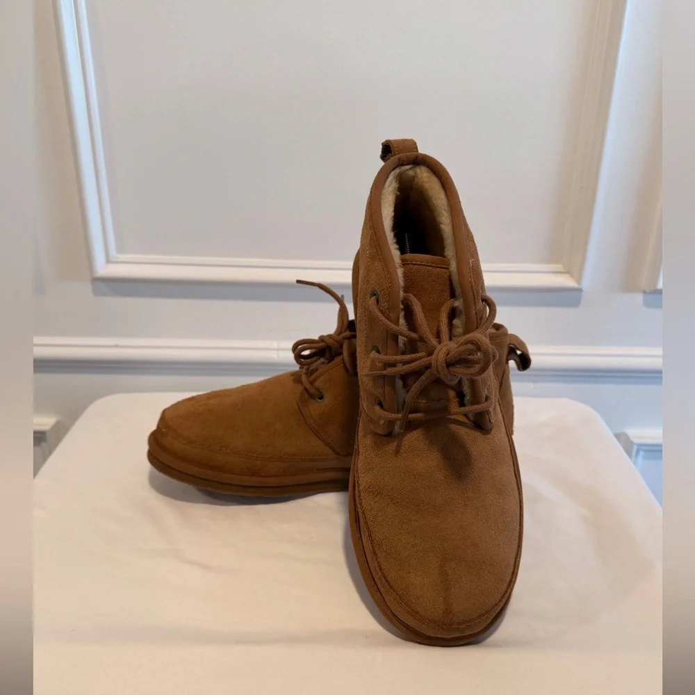 L.L.Bean Wicked Good Boots Three-Eye Shearling‎ Size 12 Medium